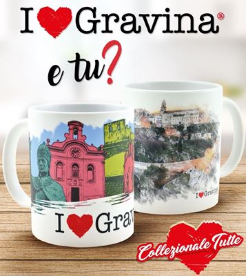 Immagine di I Love Gravina collezione tazze mug